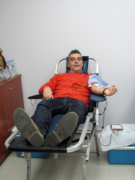 Αιμοδοσία εργαζομένων της εταιρείας ΒΙΚΟΣ (Ιανουάριος 2014)