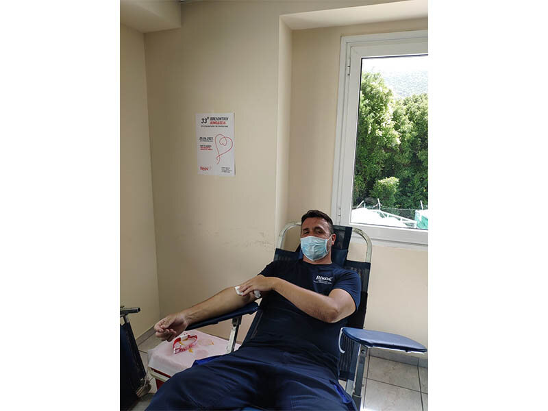 Αιμοδοσία εργαζομένων της εταιρείας Βίκος (Ιούνιος 2021)